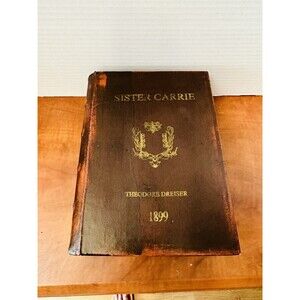 Sister Carrie Fake Faux Book Storage Box Secret Stash Valuables Decor